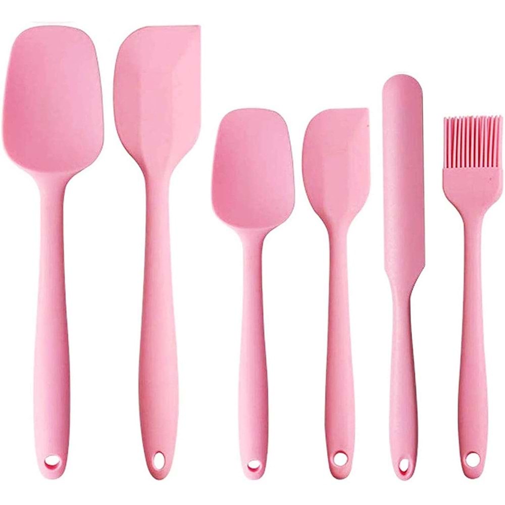 İVORY LUCCİ 6 LI SPATULA SETİ PEMBE