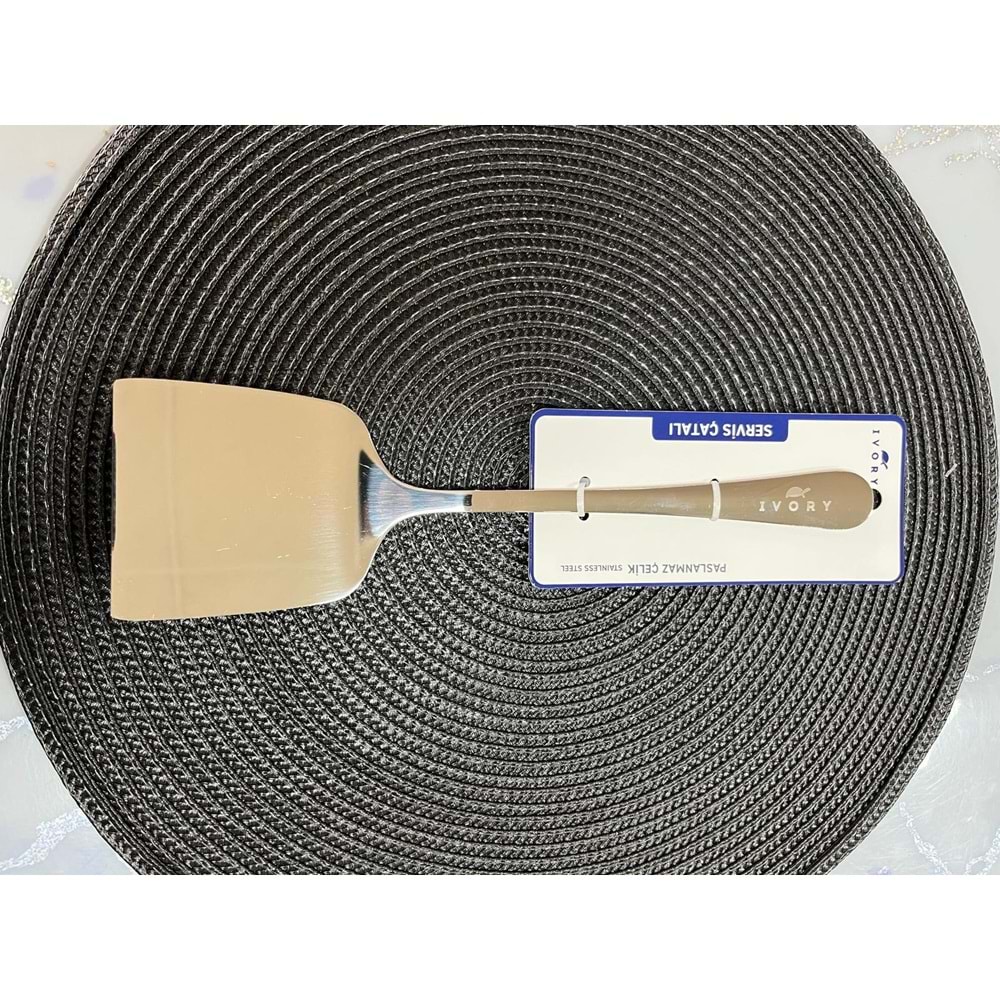İVORY PASLANMAZ LÜKS ÇELİK KARE SPATULA