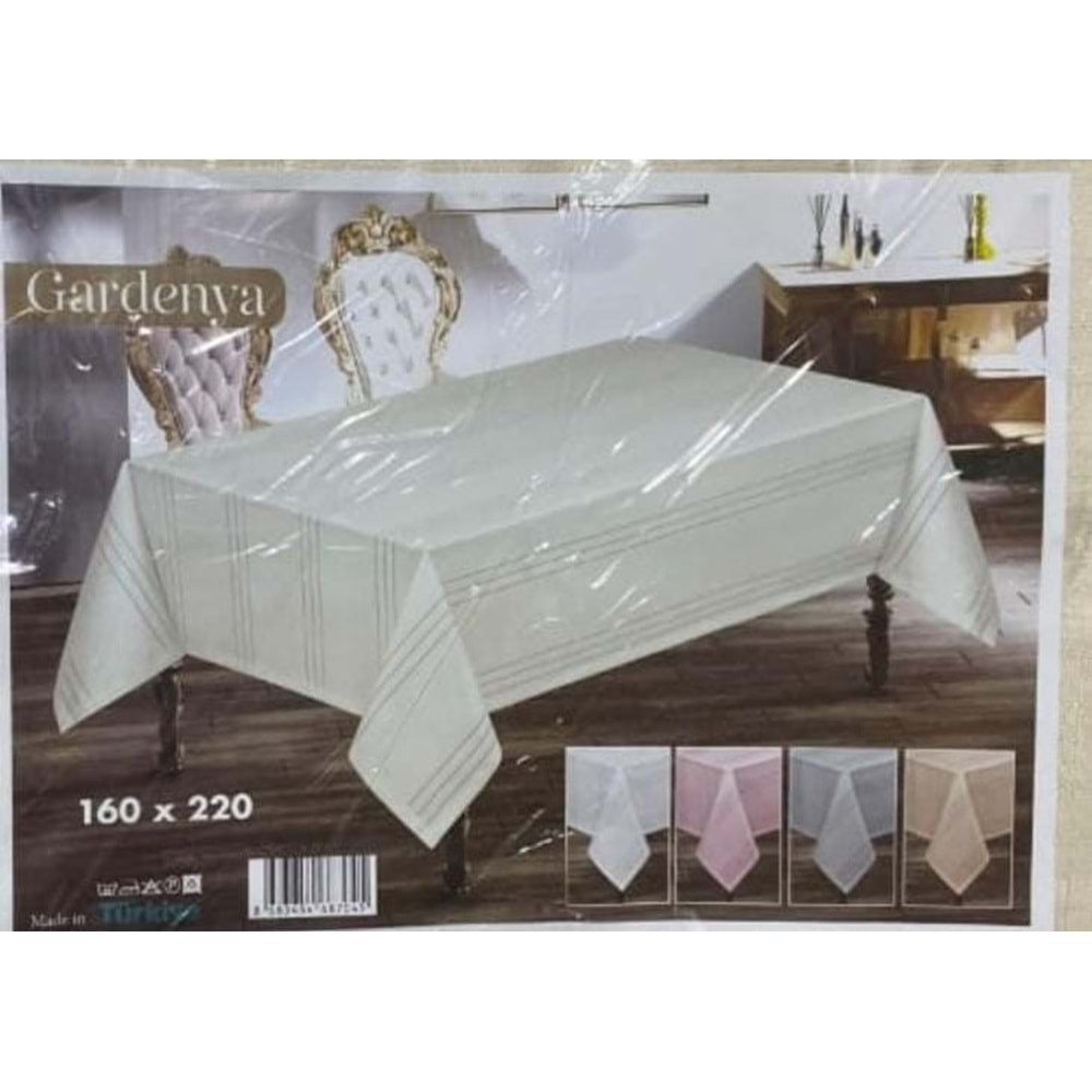 GARDENYA MASA ÖRTÜSÜ KREM