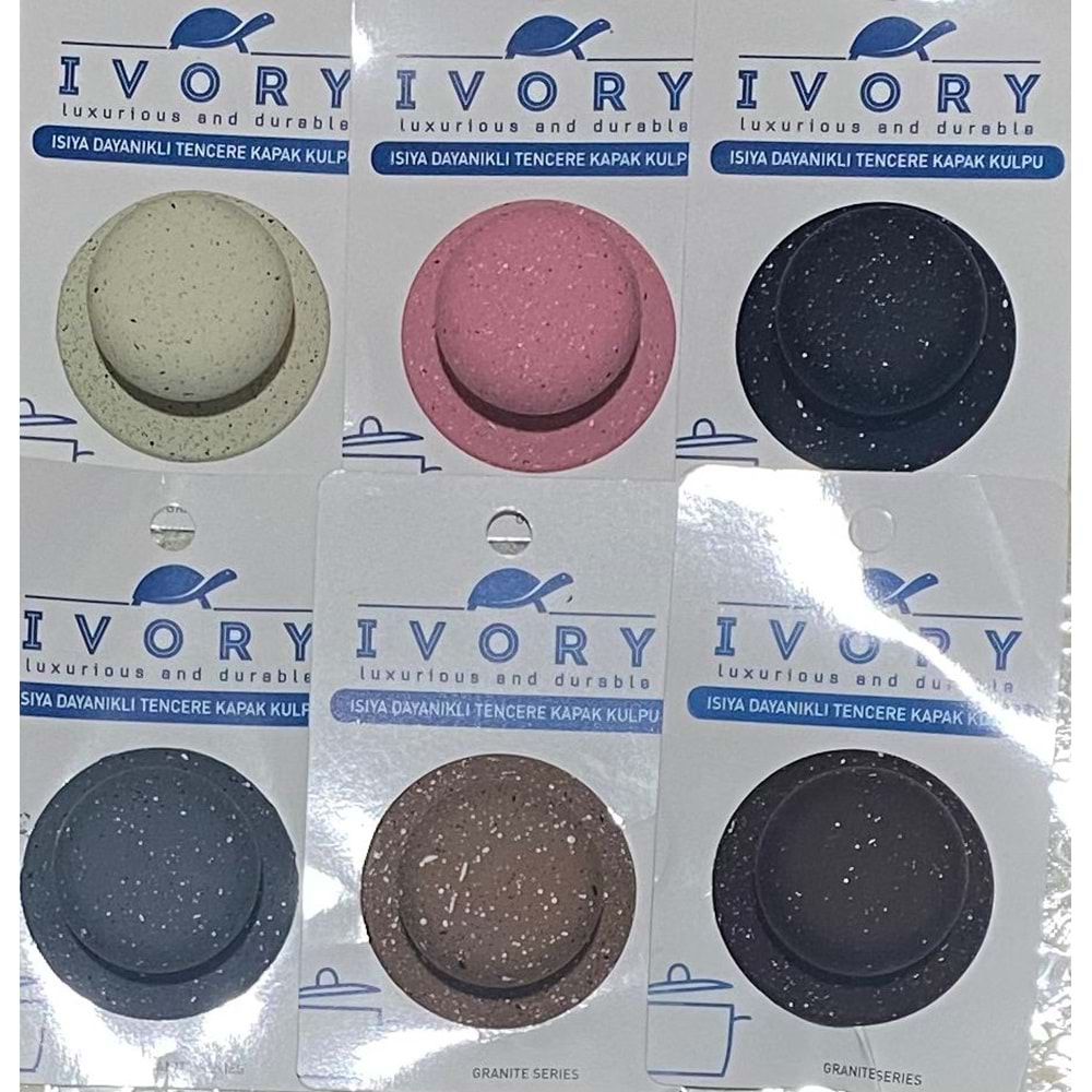 İVORY TAVA TENCERE KAPAK KULPU