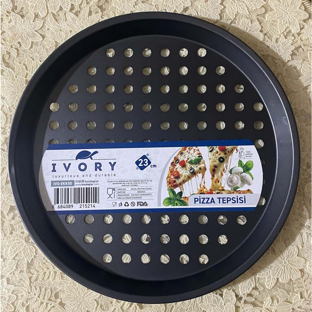 İVORY 23 CM PİZZA TEPSİSİ