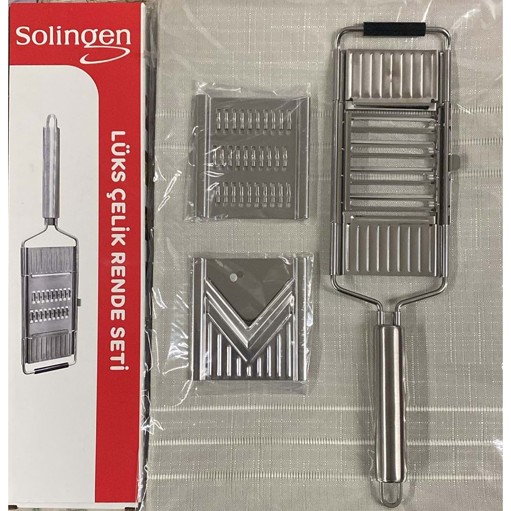 SOLİNGEN 3 BAŞLIKLI ÇELİK RENDE