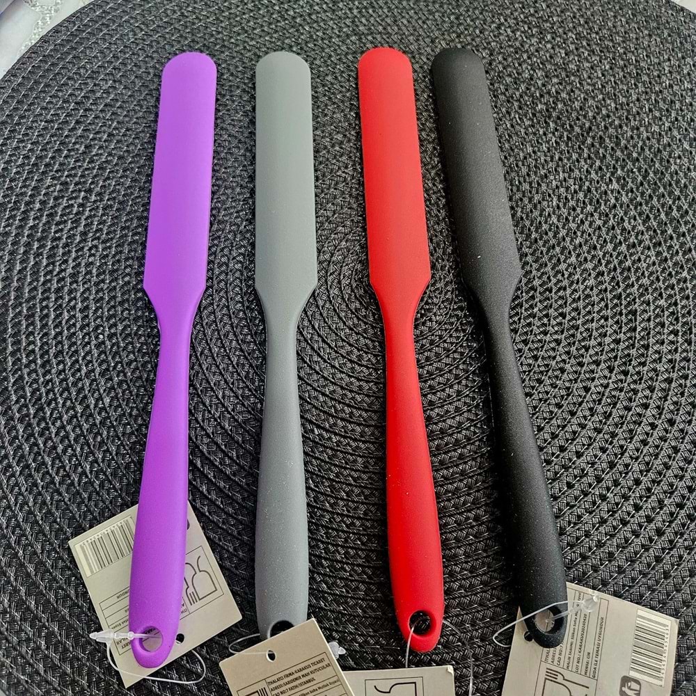 OKALİPTUS SİLİKON MİNİ PASTA SPATULA GRİ