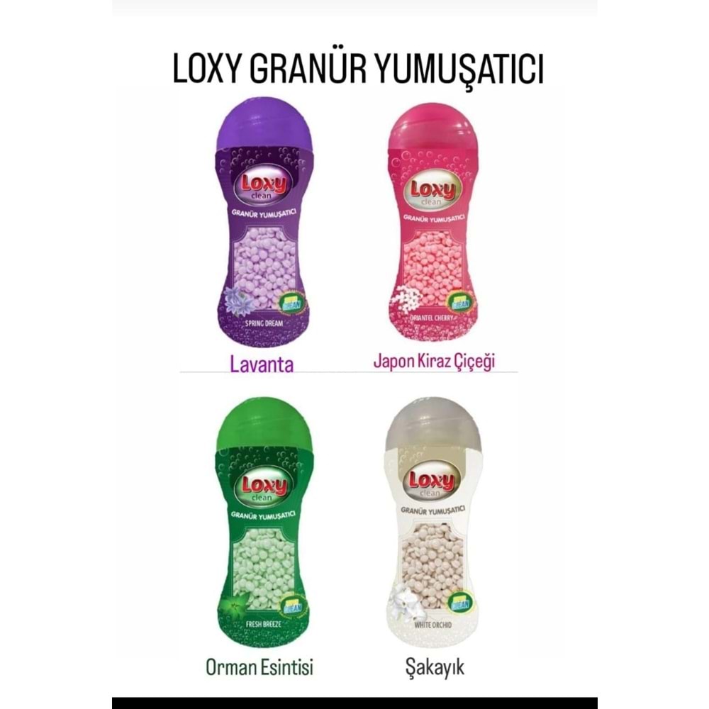 LOXY GRANÜR DOĞAL ORGANİK YUMUŞATICI JAPON KİRAZ ÇİÇEĞİ