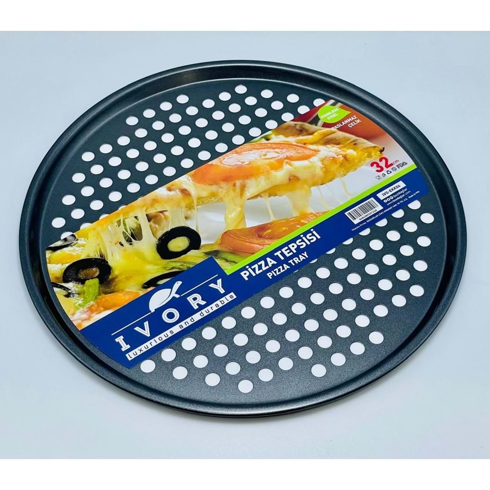 İVORY DÜZ PİZZA TEPSİSİ 32 CM