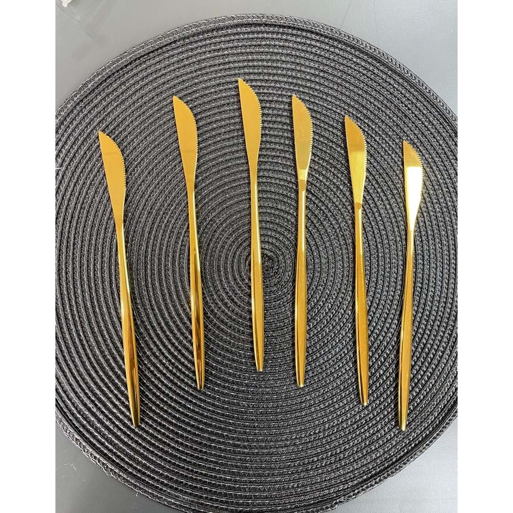 GOLD YEMEK BIÇAĞI 6 LI