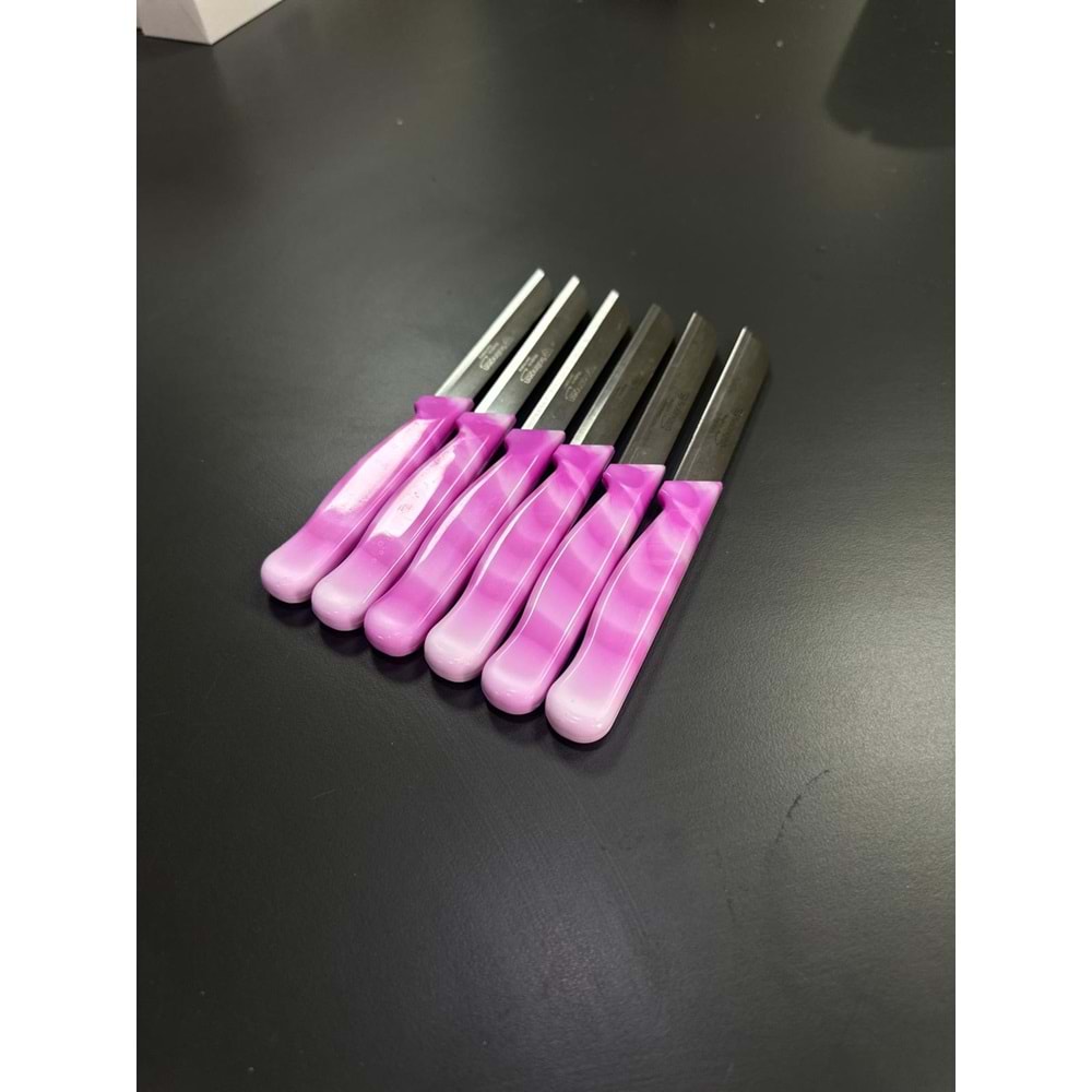 SOLİNGEN 3. GRUP MERMER DESEN MEYVE BIÇAĞI PEMBE