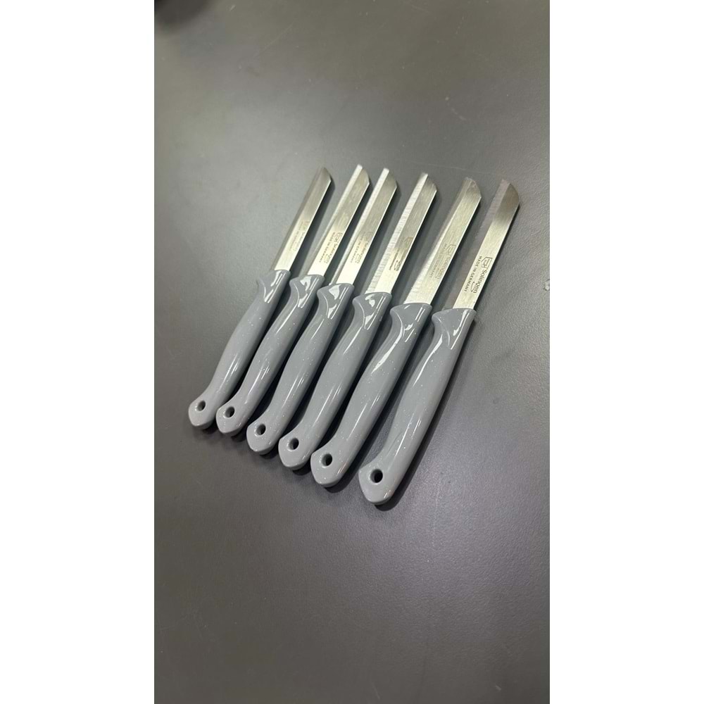 SOLİNGEN DELİKLİ SİMLİ MEYVE BIÇAĞI GRİ