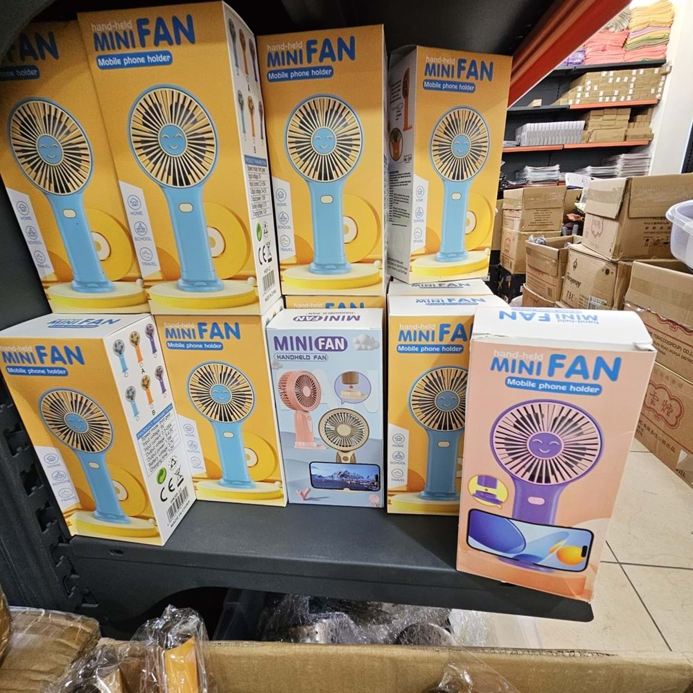 ŞARZLI 3 KADEMELİ MİNİ EL VE MASA FANI