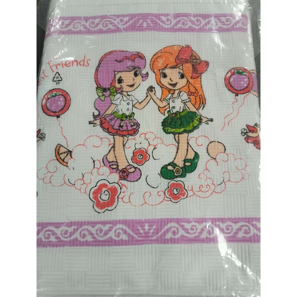 BESLENME BEZİ PAMUKLU KUMAŞ 35X50CM (12 ADET) KIZLI