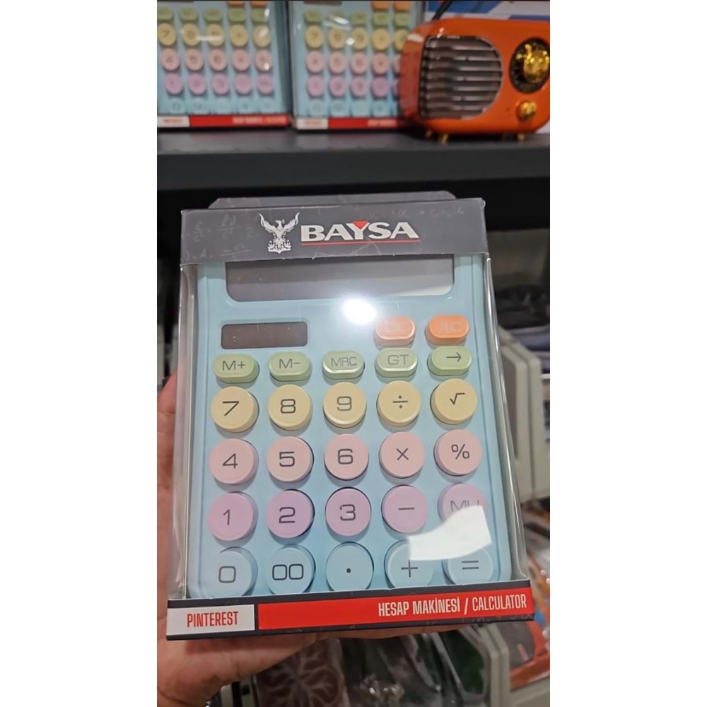 GÜNEŞ ENERJİLİ HESAP MAKİNESİ