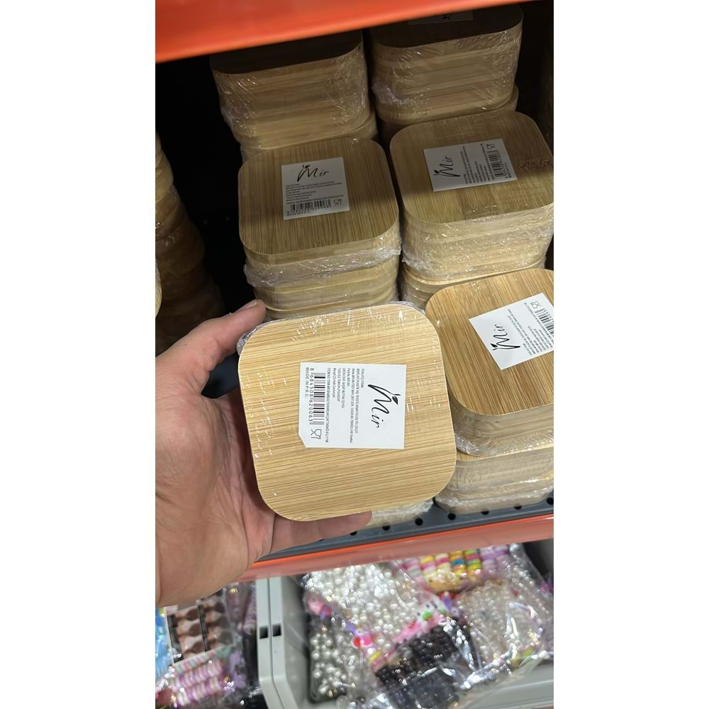 BAMBU SUNUMLUK KARE BARDAK ALTLIĞI