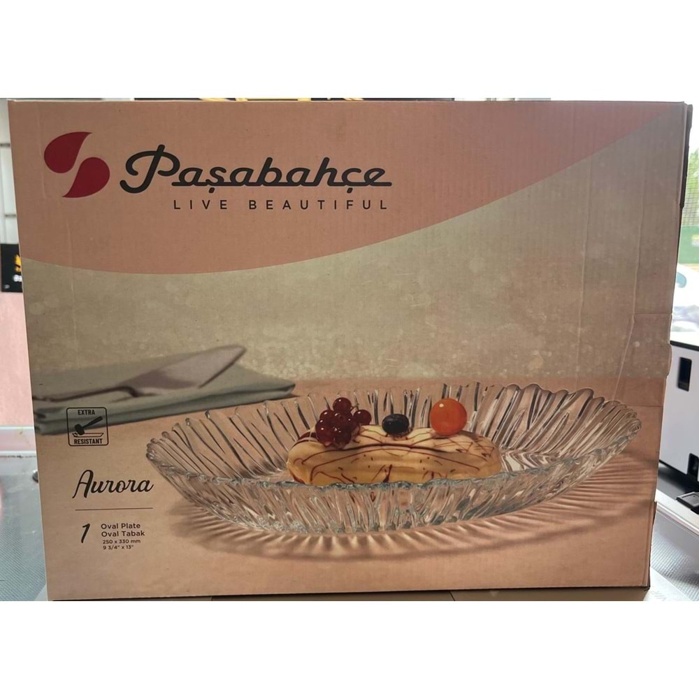 PAŞABAHÇE OVAL TABAK 250X330