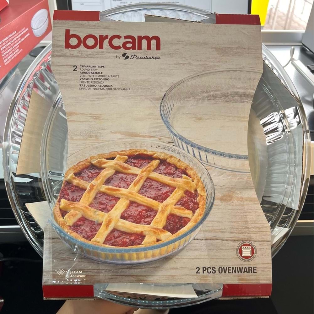 PAŞABAHÇE 2 Lİ YUVARLAK TEPSİ