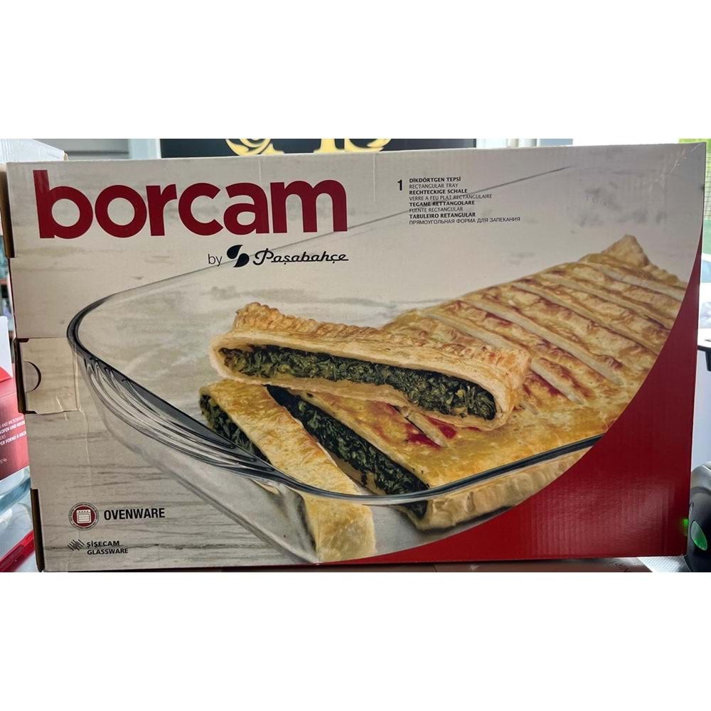 PAŞABAHÇE DİKDÖRGEN TEPSİ 400X250X60