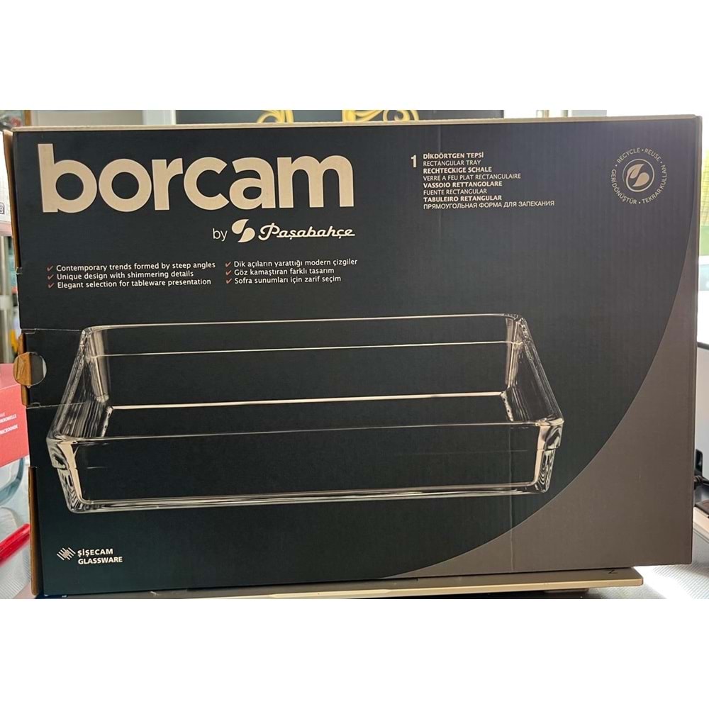 PAŞABAHÇE DİKDÖRTGEN TEPSİ 367X257