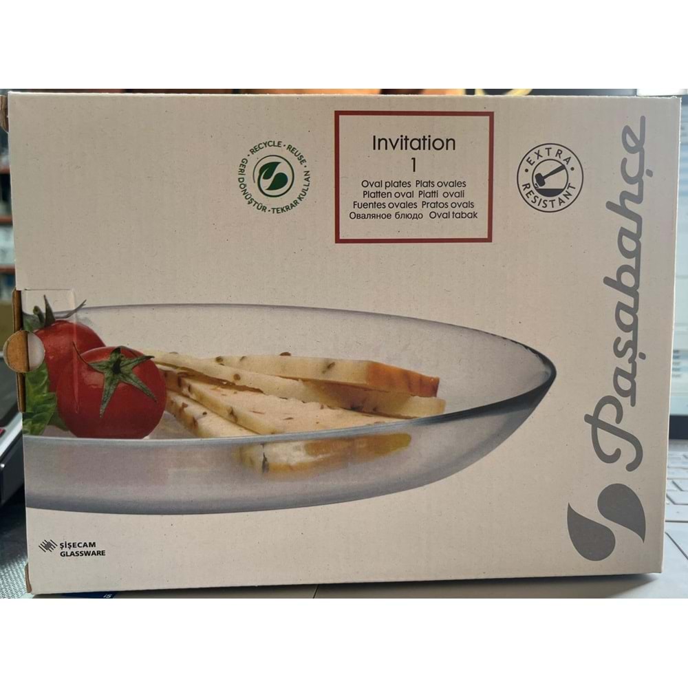 PAŞABAHÇE OVAL TABAK INVITATİON