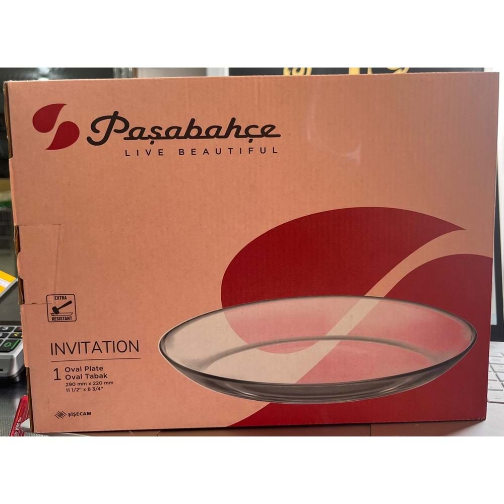PAŞABAHÇE OVAL TABAK 290X220
