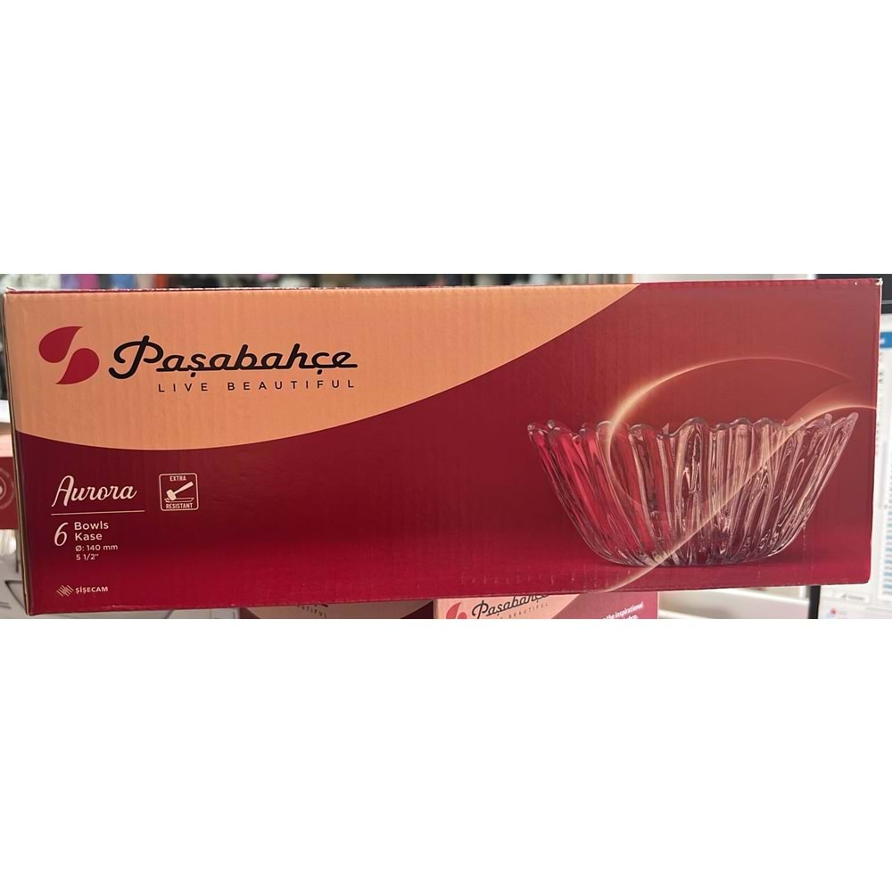 PAŞABAHÇE 6LI KASE 140MM