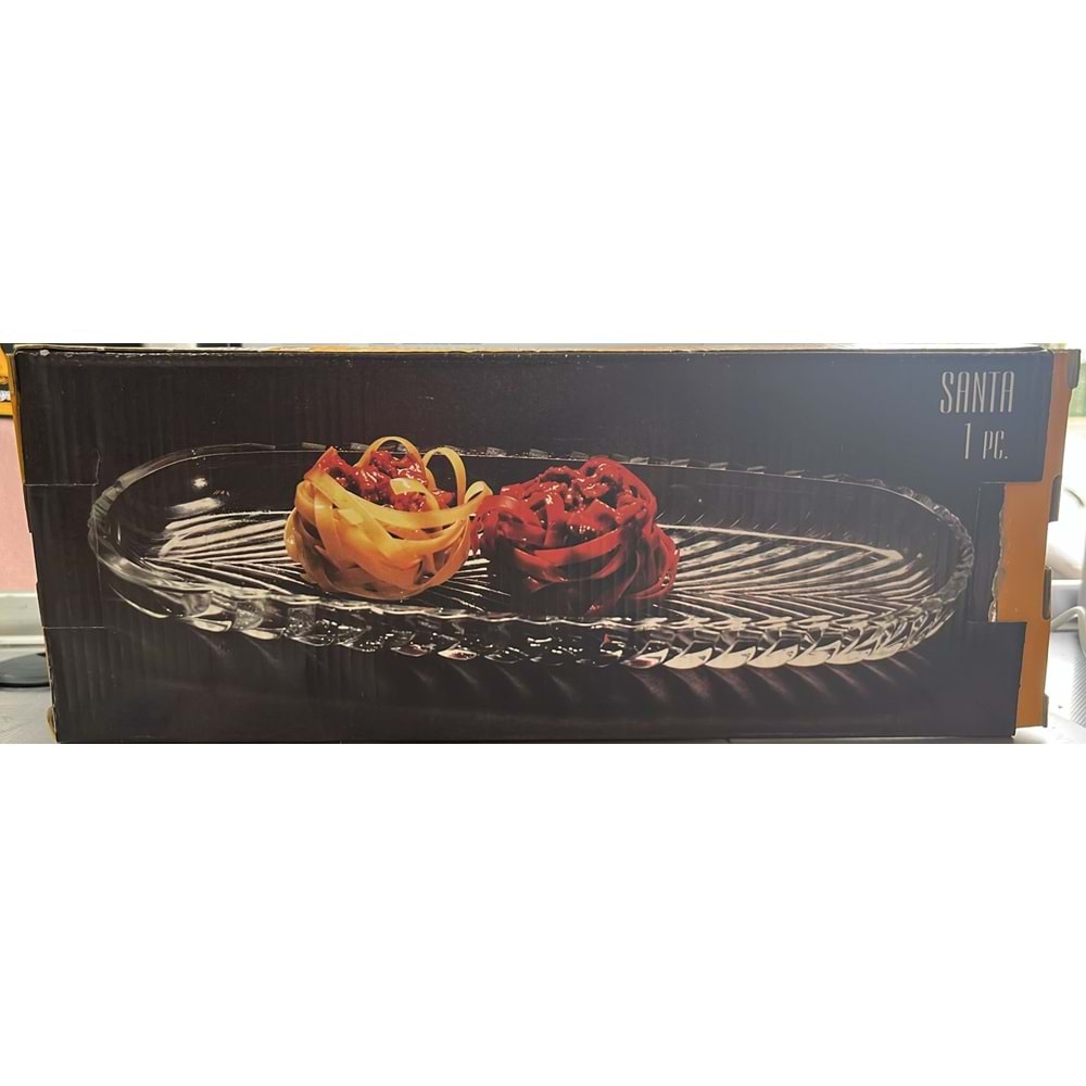 SANTA CAM KAYIK TABAK 33CM