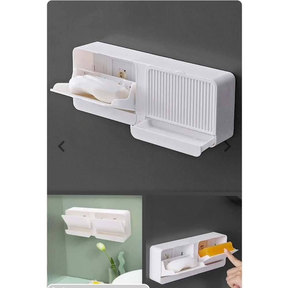 BAYSA İKİ BÖLMELİ KATI SABUNLUK