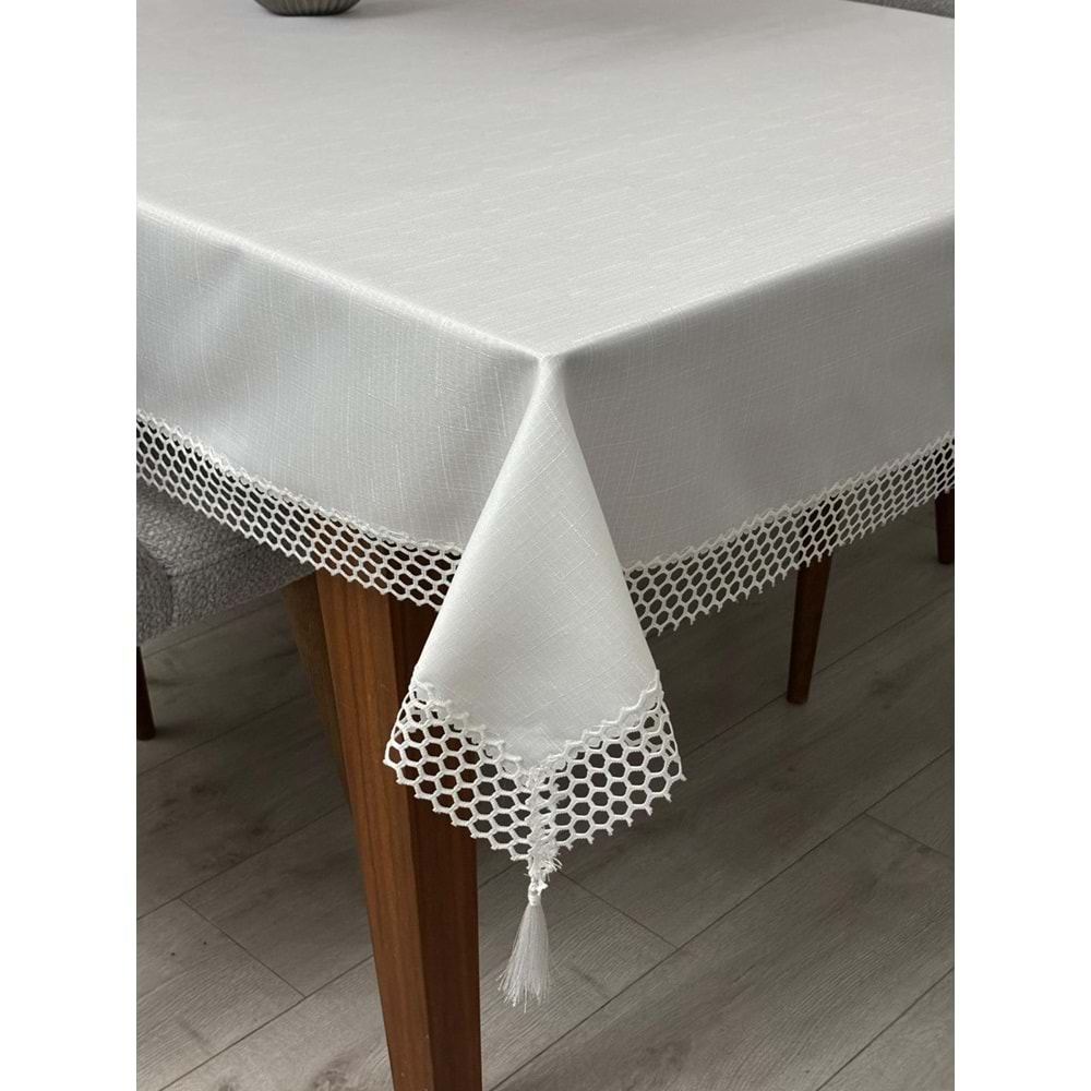 FİLELİ LÜKS KETEN MASA ÖRTÜSÜ