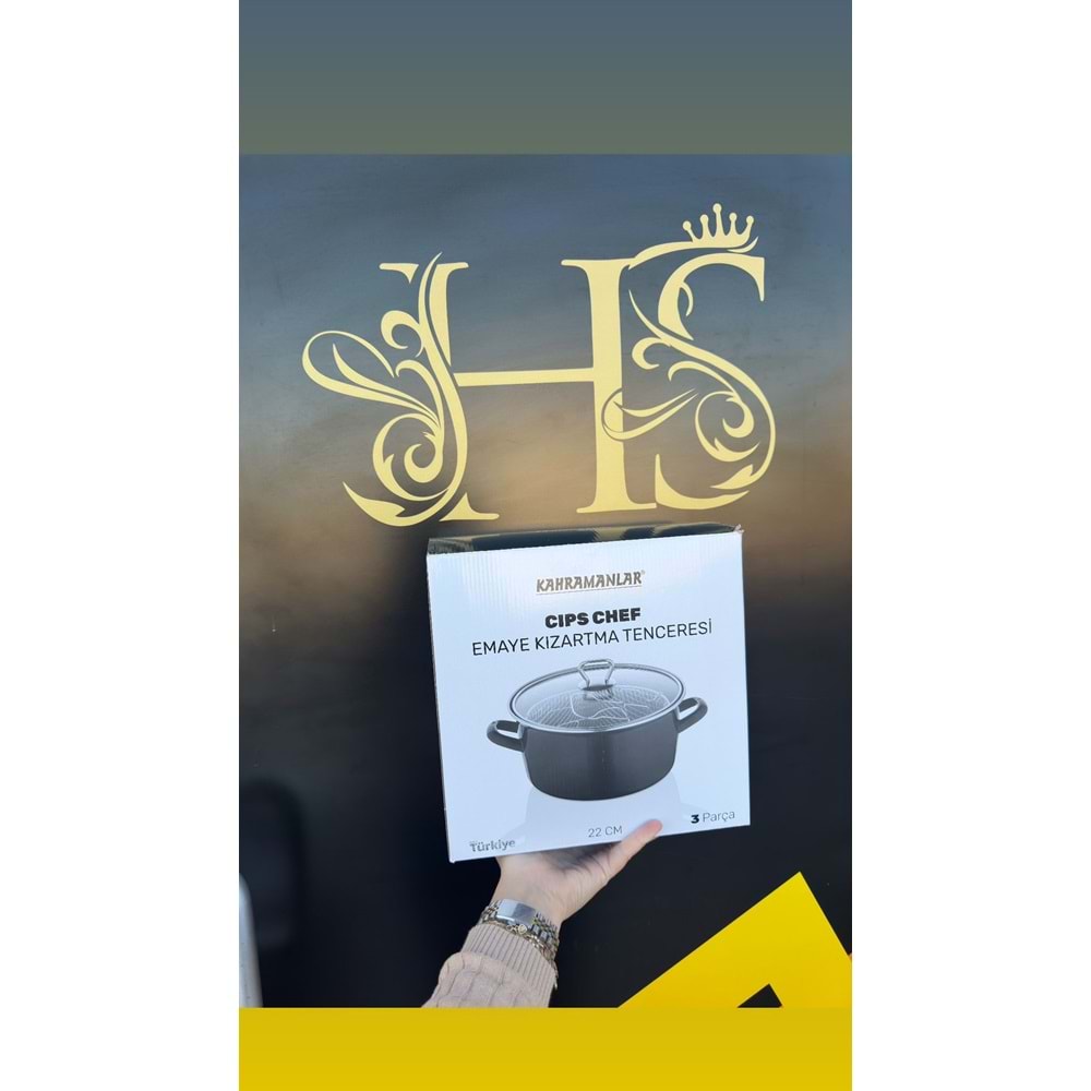 KAHRAMANLAR EMAYE KIZARTMA TENCERESİ
