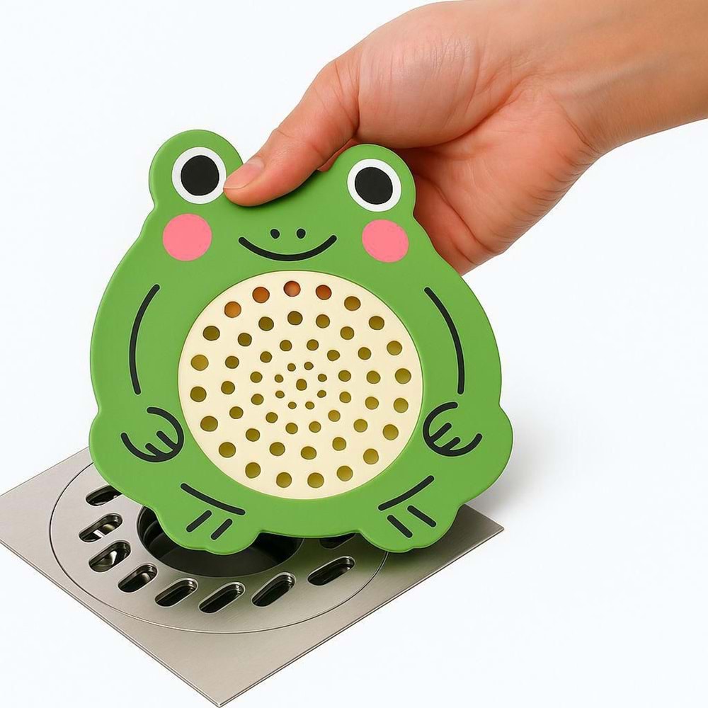 SİLİKON GİDER KAPAĞI KURBAĞA