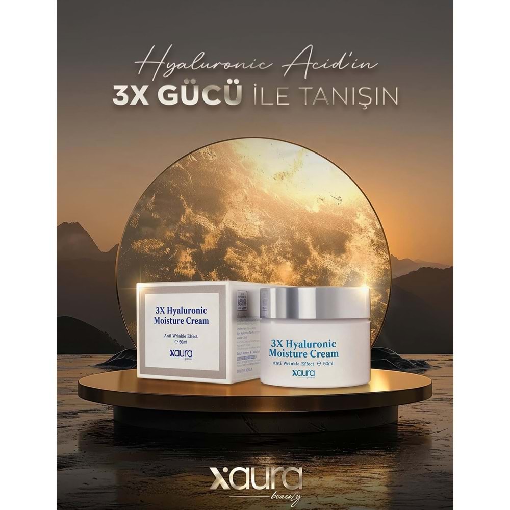 XAURA 3X HYALURONİC MOİSTURE CREAM