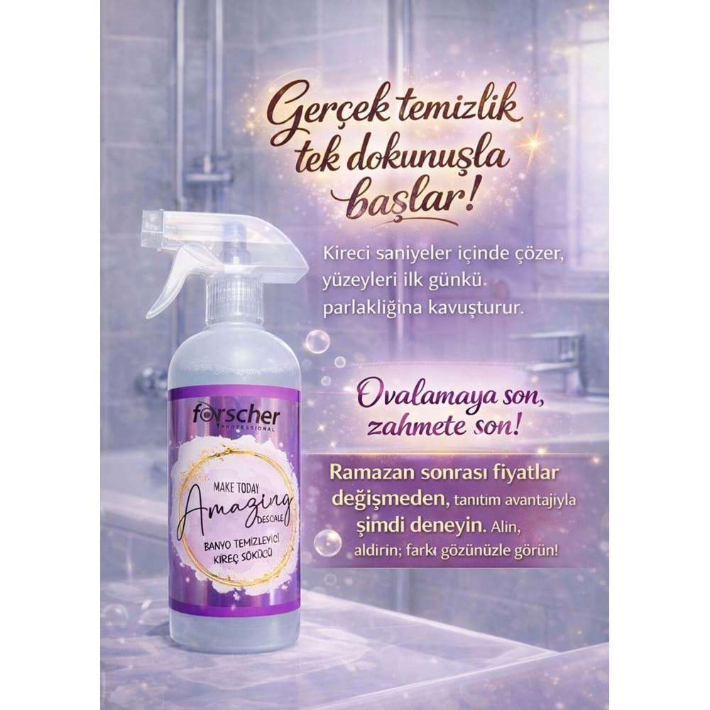 FORSCHER MOR GÜÇ KİREÇ SÖKÜCÜ (24 ADET)