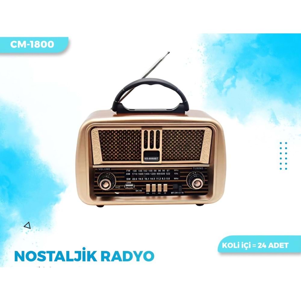 CAMERON NOSTALJİK RADYO CM-1800
