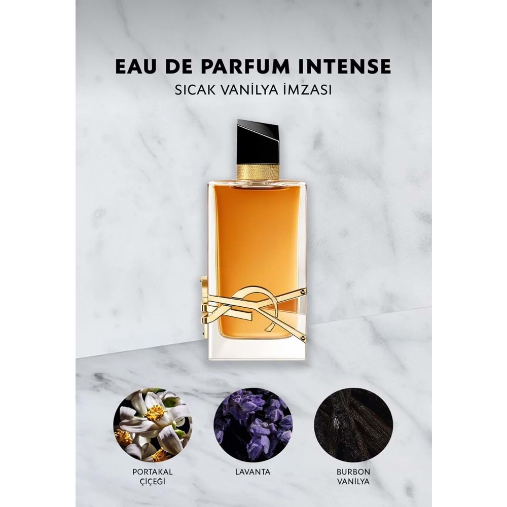 YSL LİBRE İNTENSE KADIN PARFÜMÜ NOTALARI VANİLYALI ÇİÇEKSİ SICAK HAFİF TATLI VE ÇEKİCİ