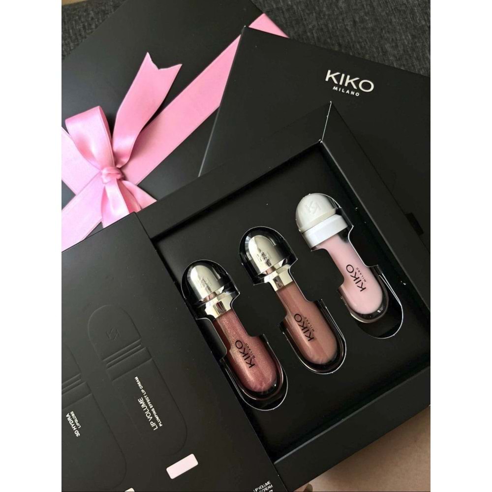 KİKO 3’LÜ GLOSS SETİ DUDAK PARLATICI