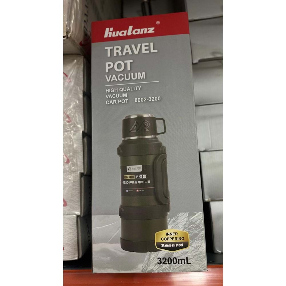 TRAVEL POT TERMOS 3200 MİLİM