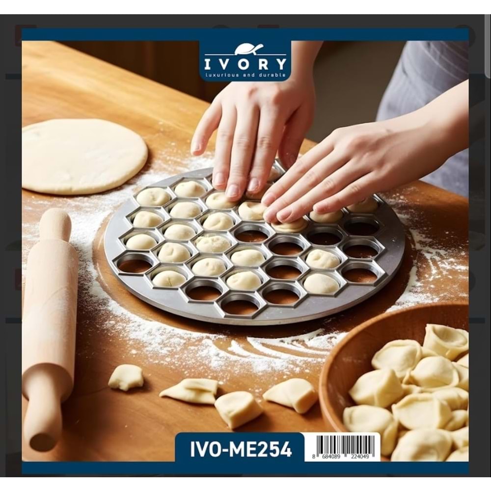 İVORY ÇELİK MANTI KALIBI