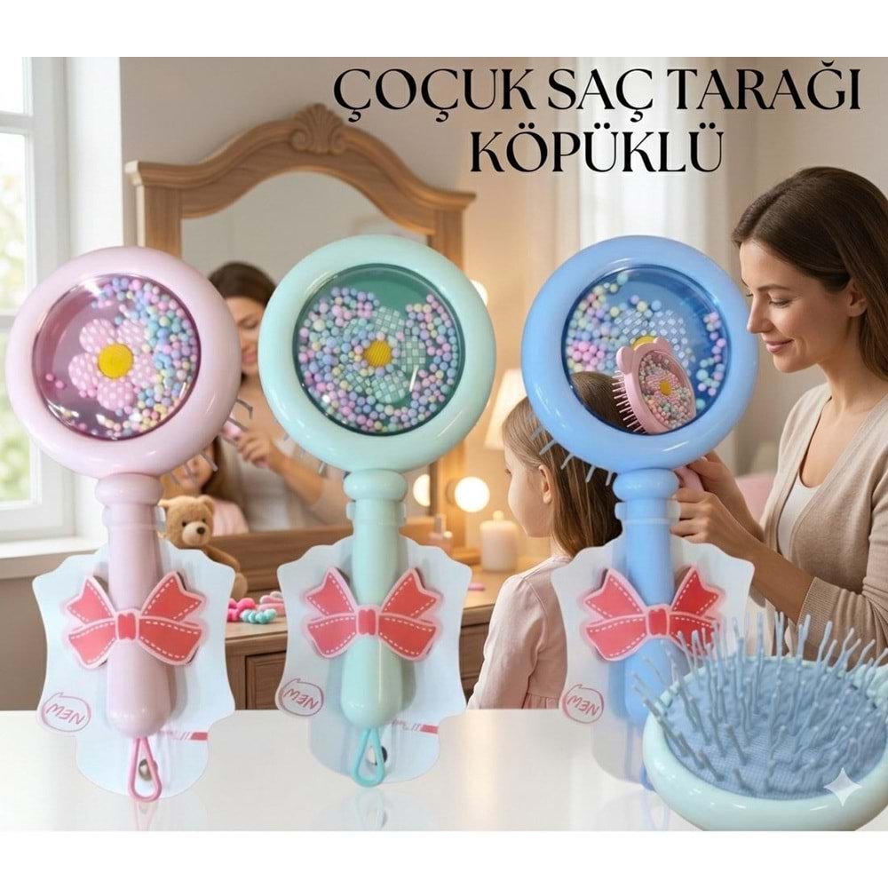 KÖPÜKLÜ ÇOCUK SAÇ TARAĞI