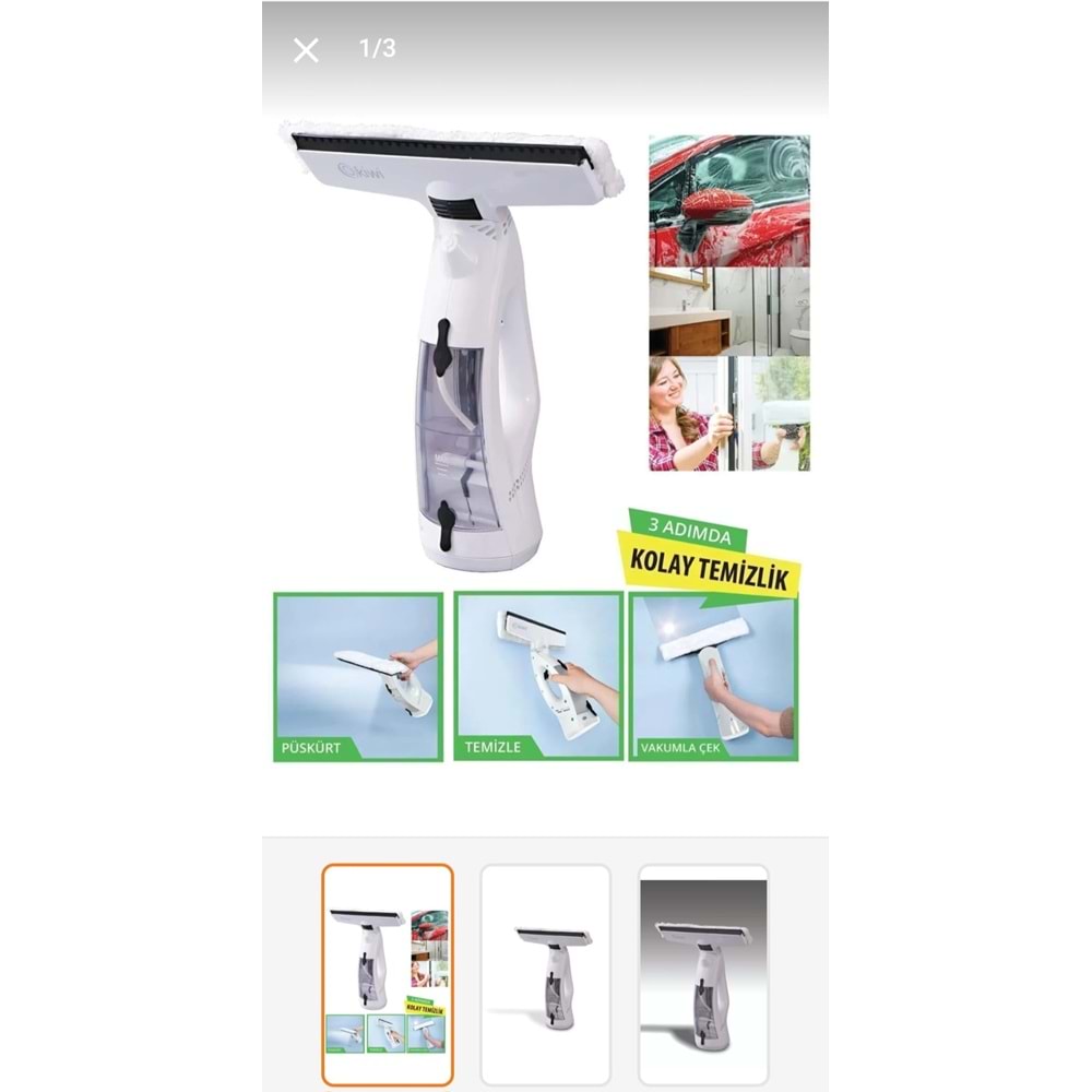 KİWİ ŞARZLI PENCERE TEMİZLEYİCİ 7106