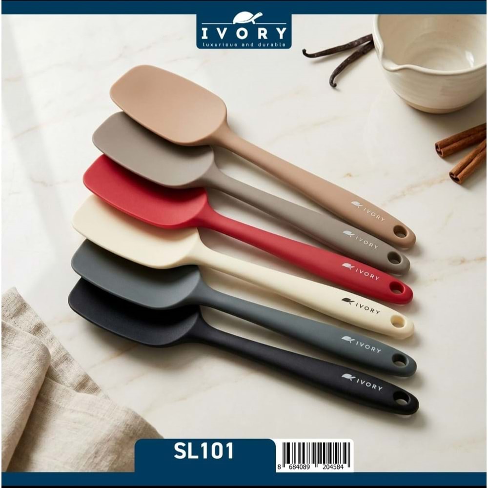 İVORY SİLİKON TEKLİ SPATULA SÜT KAHVE