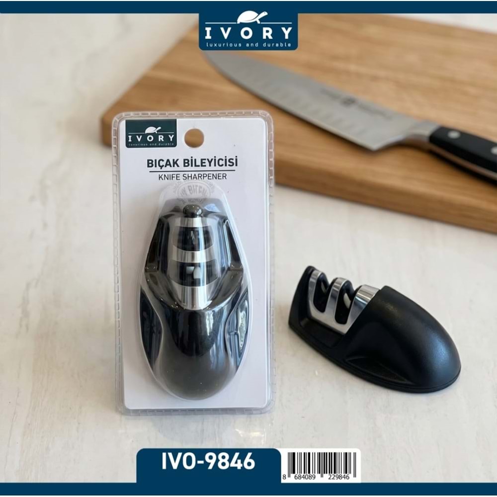 İVORY KÜÇÜK BOY BIÇAK BİLEYİCİ İVO-9846