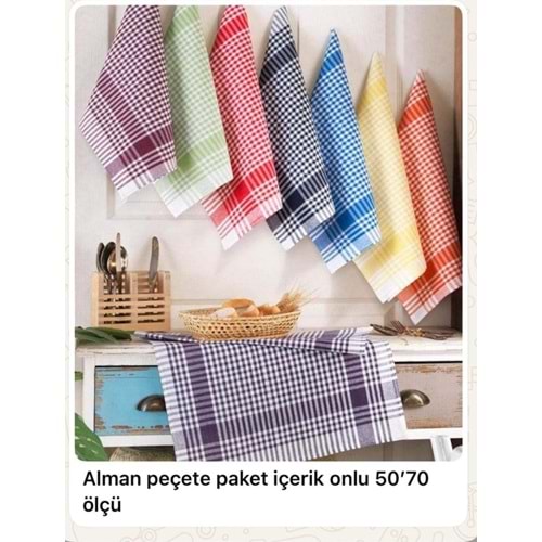 ALMAN PEÇETESİ BESLENME ÖRTÜSÜ 10 LU PAKET