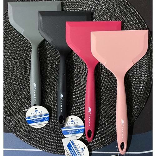 İVORY SİLİKON JUMBO SPATULA FUŞYA