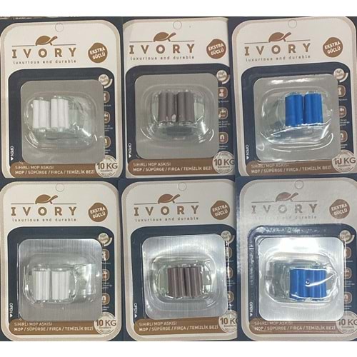 İVORY MOP ASKISI (12 ADET)