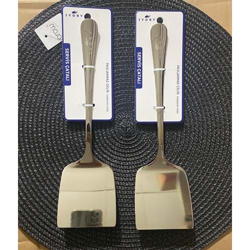 İVORY LÜKS ÇELİK GENİŞ SPATULA