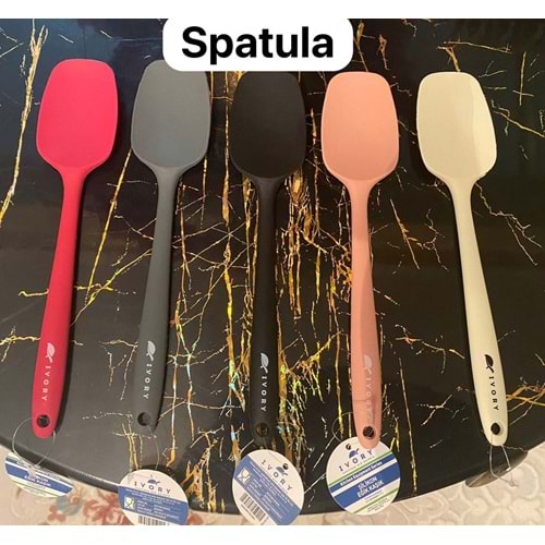 İVORY SİLİKON TEKLİ SPATULA FUŞYA