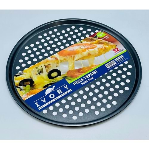 İVORY DÜZ PİZZA TEPSİSİ 32 CM