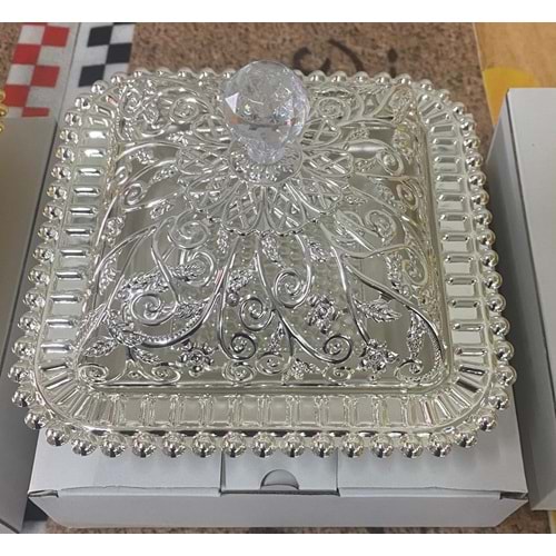 LÜKS GÜMÜŞ METAL ŞEKERLİK