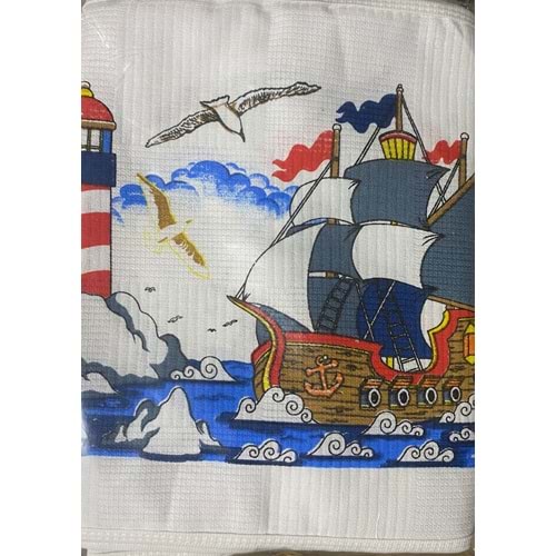 BESLENME BEZİ PAMUKLU KUMAŞ 35X50CM (12 ADET) GEMİLİ