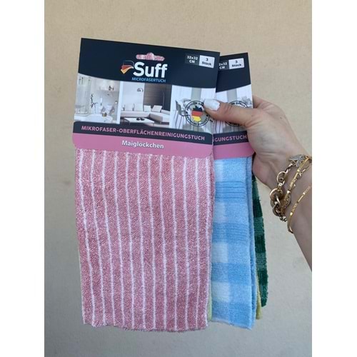 SUFF ECO 3 LÜ WAFFLE BEZ (50 PAKET)