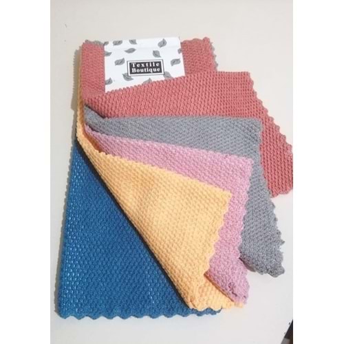 KARAKUŞ 5'Lİ MİKROFİBER TEZGAH BEZİ (100 PKT)