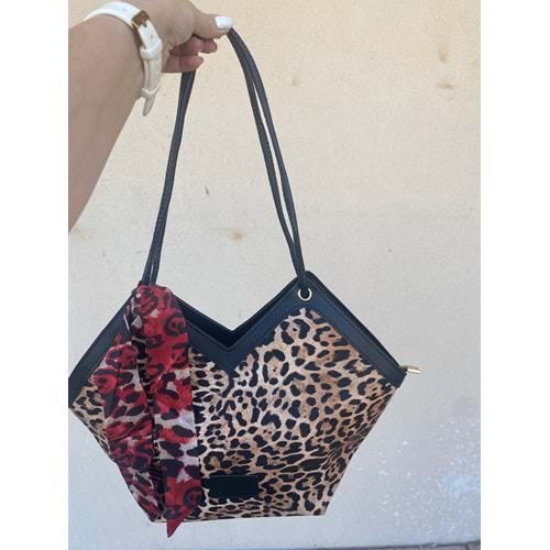 LEOPAR DESEN ÇANTA